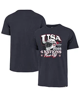 '47 Brand Men's Navy Usa 2025 4 Nations Face-Off Premier Franklin T-Shirt