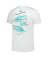Breezy Golf Men's White The Players 17th Hole Dive Team T-Shirt