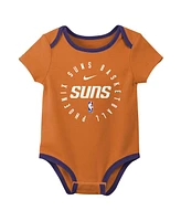 Nike Baby Boys and Girls Phoenix Suns Bodysuit, Set of 3