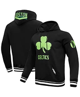 Pro Standard Men's Black Boston Celtics 2024/25 City Edition Pullover Hoodie