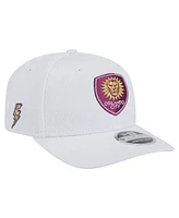 New Era Men's White Orlando City Sc 2025 Jersey Hook 9SEVENTY Stretch-Snap Hat