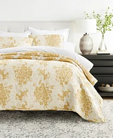 ienjoy Home Distressed Bouquet Reversible -Pc. Quilt Set