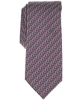 Alfani Men's Chad Herringbone Tie, Exclusively at Macy's