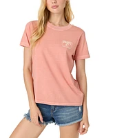 O'Neill Juniors' Coral Crest Short-Sleeve Cotton Graphic T-Shirt
