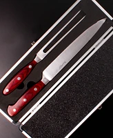 Pakka Wood Steak Carving Set, 7 Piece