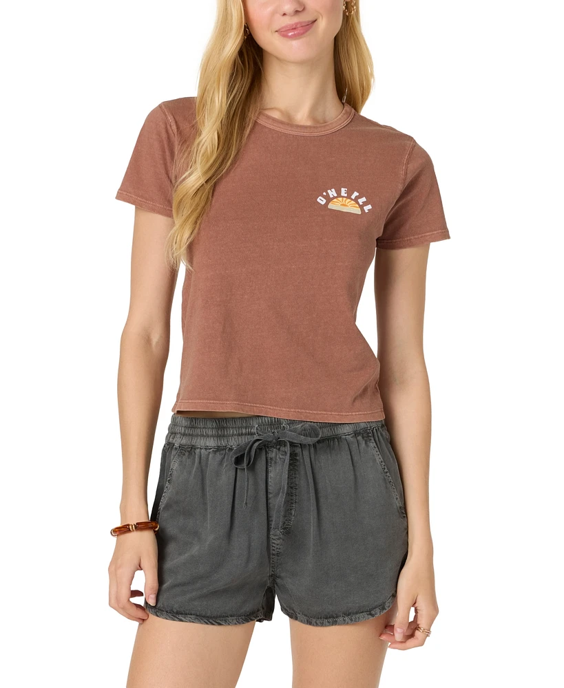 O'Neill Juniors' Sunny Side Cotton Short-Sleeve T-Shirt