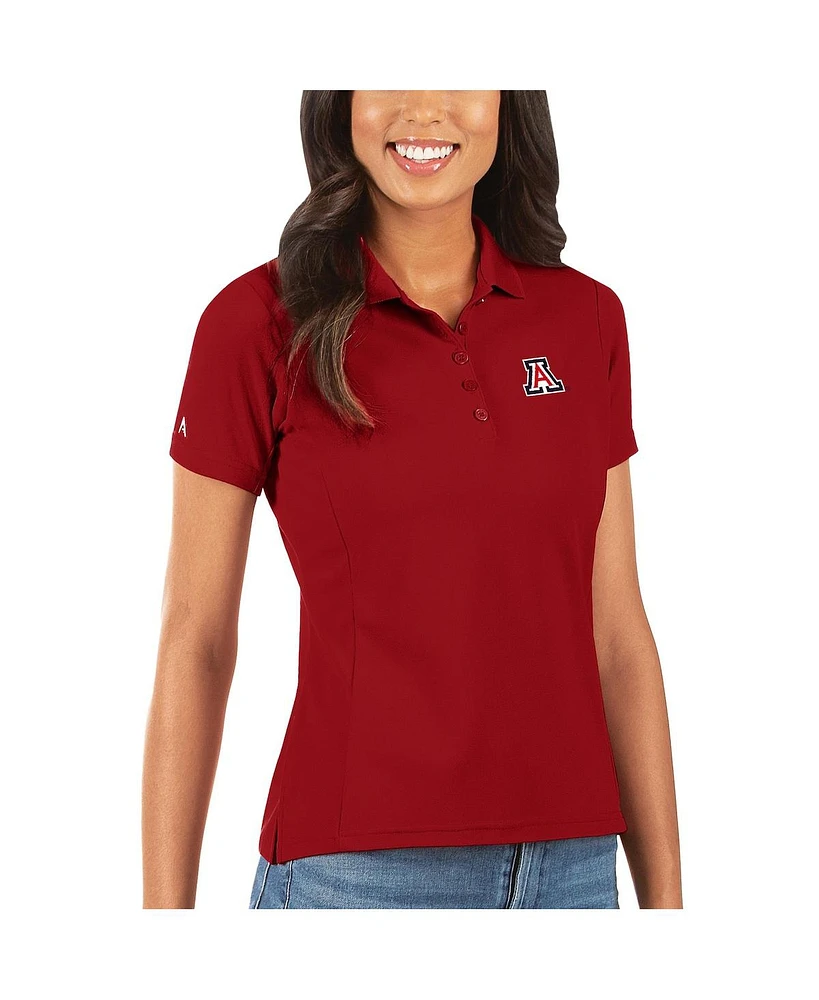 Antigua Women's Red Arizona Wildcats Legacy Pique Polo Shirt