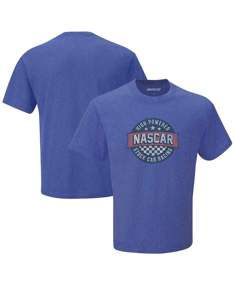 Checkered Flag Sports Men's Heather Royal Nascar Lifestyle T-Shirt
