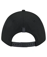 New Era Men's Black San Antonio Spurs Game Day Flag A-Frame 9FORTY Adjustable Hat