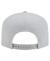 New Era Men's Gray Los Angeles Lakers Colorpack A-Frame Pinch Front 9FIFTY Snapback Hat