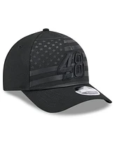 New Era Men's Black Alex Bowman American Flag 9FORTY M-Crown A-Frame Adjustable Hat
