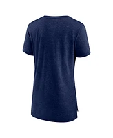 Fanatics Women's Navy Notre Dame Fighting Irish True Classics Break It Down Tri-Blend T-Shirt