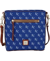 Dooney & Bourke Kansas City Royals Signature Small Zip Crossbody Handbag