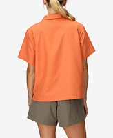 Marmot Women's Air Exchange Upf 40 Camp Short Sleeve Collar Shirt