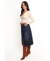 Petal and Pup Women's Starcie Denim Midi Skirt