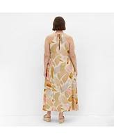 City Chic Plus Surface Level Maxi Dress