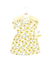 Hudson Baby Girls Cotton Dresses, Daisy, 9-12 Months