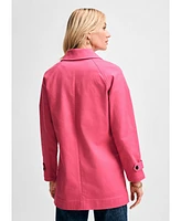 Isaac Mizrahi Women's Mid-Length Twill Jacket