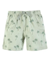 Hudson Baby Boys Shorts Bottoms 4-Pack, Safari Scene