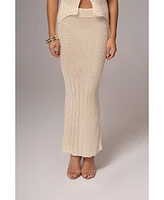 Jluxlabel Women's Cyrus Ribbed Skirt Set