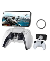 360° Adjustable Magnetic Phone Clip Stand for PS5 Controller – Compatible with iPhone MagSafe & Android Devices