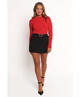 Petal and Pup Women's Aneesa Wide Rib Knit Top