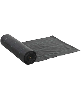 Outsunny 6FT x 300FT Weed Barrier Landscape Fabric, Weed Control Fabric