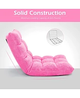 Adjustable 14-position Cushioned Floor Chair