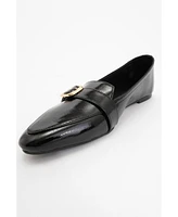 Women's Zarina Leather Pointed Toe Flats