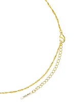Unwritten Mother of Pearl Diamond Cut Heart Nana Necklace