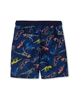 Lands' End Big Boys Husky Active Stretch Swim Trunks