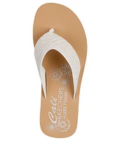 Skechers Women's Cali Summers Mid Flip-Flop Thong Sandals from Finish Line