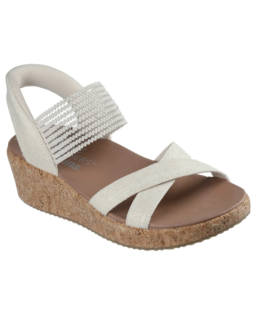 Skechers Women's Hands-Free Slip-ins Cali: Beverlee Lux Wedge Sandals from Finish Line