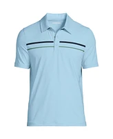 Lands' End Men's Short Sleeve Performance Snap Polo