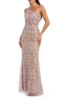 Mac Duggal Women's Floral Embellished One Shoulder Gown