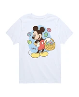 Hybrid Toddler Boys Disney Mickey Easter Basket Graphic T-Shirt