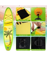 Inflatable Stand up Paddle Board iSUP Board Accessories with 3 Fins