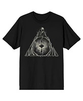 Harry Potter Men's Deathly Hallows Symbol Short-Sleeve T-Shirt-3X-Large