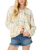 O'Neill Juniors' Solstice Tie-Front Hoodie