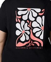 Columbia Plus Rolling Bend Graphic Short Sleeve Top