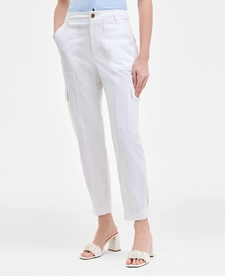 On 34th Women's Tapered Ankle-Length Cargo Pants, Created for Macy's