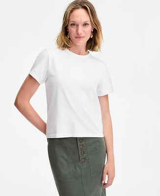 On 34th Women's Essential Crewneck T-Shirt, Exclusively at Macy's