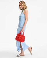 On 34th Women's Chambray Midi Slip Skirt, Exclusively at Macy's