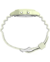 Timex Unisex Digital Yellow Resin Strap Watch, 34mm