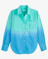 On 34th Women's Ombre Rhinestone Shirt, Exclusively at Macy's