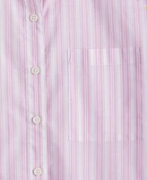 On 34th Women's Cotton Adventure Stripe Short-Sleeve Shirt, Exclusively at Macy's