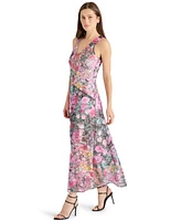 Steve Madden Women's Theo Printed Lace Sleeveless Dress