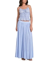 Elan Women's Smocked Peplum Top