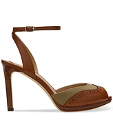 Lauren Ralph Women's Kyla Wingtip Dress Sandals