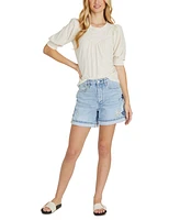 Driftwood Women's Aria Cuffed Relaxed Jean Shorts
